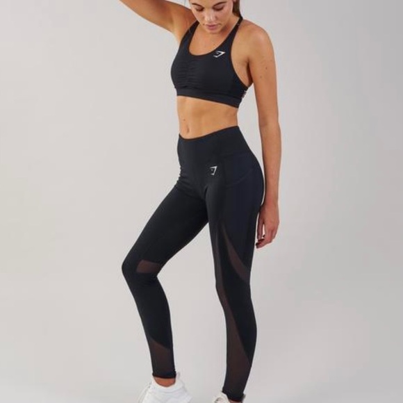 Gymshark Pants - Gymshark Sleek Sculpture Leggings Black Size Small